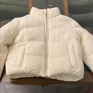 Zara knit puffer great condition